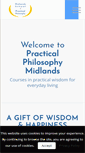 Mobile Screenshot of philosophymidlands.org